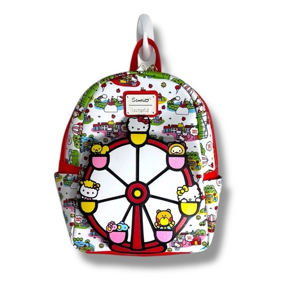 NWT Sanrio Loungefly Hello Kitty and Friends Ferris Wheel Mini Backpack - Picture 1 of 7